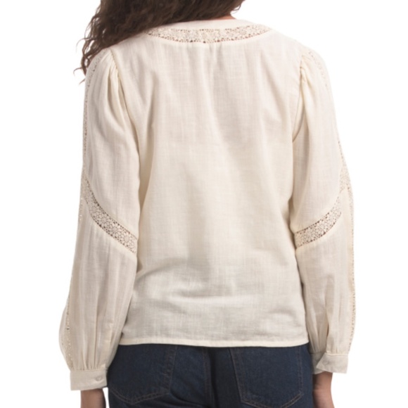 NWT Embroidered Long Sleeve Blouse Size US XL - Picture 2 of 5